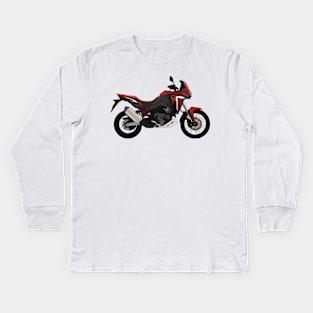 Motorcycle Honda CRF1100L Africa Twin Kids Long Sleeve T-Shirt